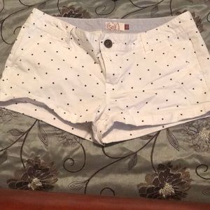 SO White Star Shorts
